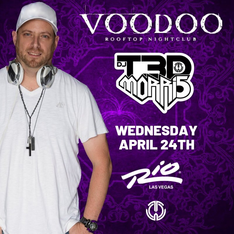 DJT3DMORRI5's tweet photo. Voodoo Rooftop Nightclub at @riovegas tonight #wildonelv https://t.co/E2BZrljYLt