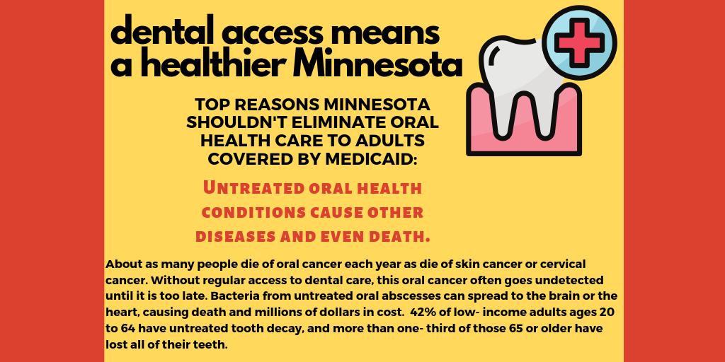 DentalAccessMN's tweet photo. Tell the @MNSRC that cutting dental benefits is no laughing matter. #mnleg #stopsenatedentalcuts #protectoralhealth https://t.co/pFxsfjycK0