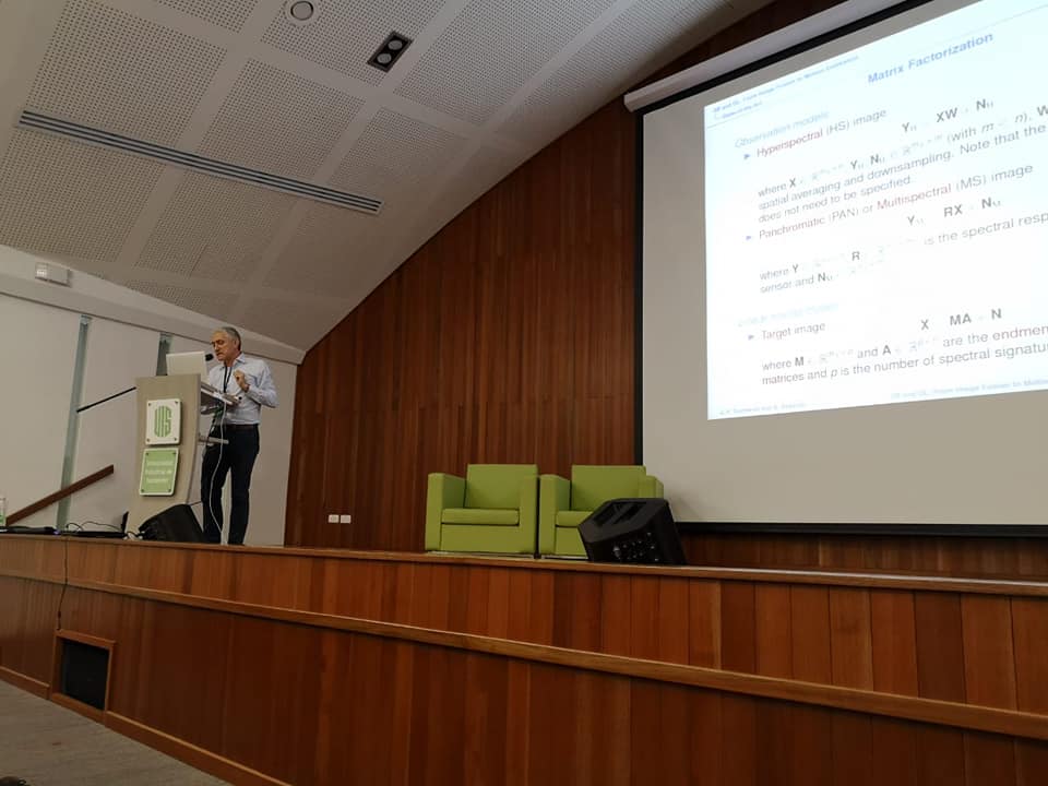 stsiva2019's tweet photo. 🇨🇵 PhD Jean-Yves Tourneret from France is presenting "Sparse representations and dictionary learning: from image fusion and motion estimation" #Stsiva2019 https://t.co/gMbw2oEfW5