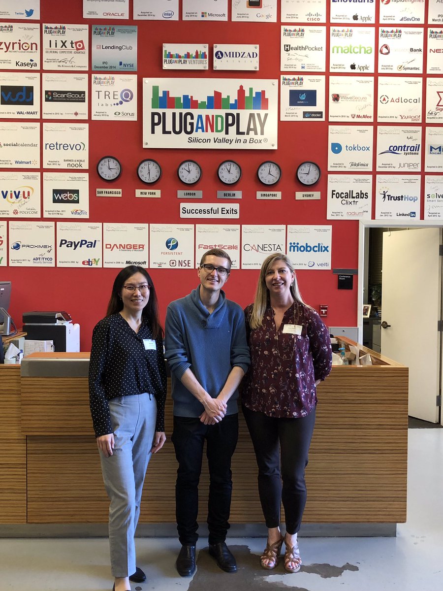 UCBDaraZ's tweet photo. @JingHan06567617 and I learned so much about @PlugandPlayTC yesterday.  Thank you Aaron Preiss for hosting @CalCareerCenter. We hope to help you fill Plug and Play Japan internships and jobs with @Cal students! https://t.co/aoiVhD033h