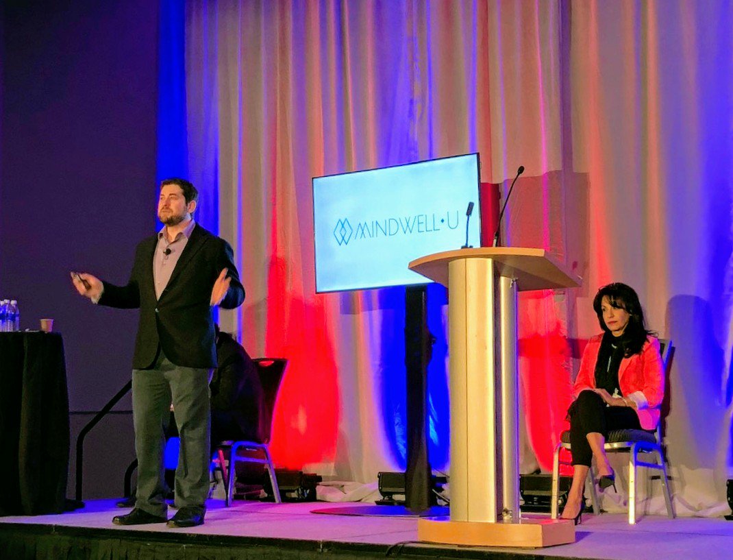 .<a href="/MindWellU/">MindWell-U</a>'s <a href="/GeoffSoloway/">Geoff Soloway</a>: "Be #mindful and #present. We need to train our brains to be more #focused in the present moment. This allows us to see more clearly what’s in front of us in order to respond more effectively."

#HRSummitCA #HRTech #HR #WednesdayWisdom #Team7SM