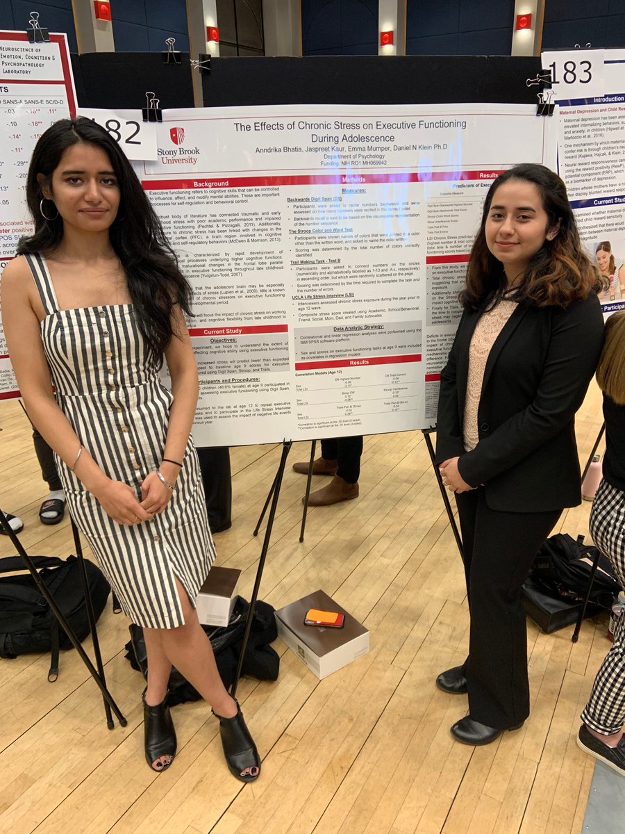 Emma_Mumper's tweet photo. So proud of the impressive research from Anndrika Bhatia and Jaspreet Kaur! Come check out the hard work of Klein Lab members during the URECA celebration until 4pm and at the SUNY Annual Undergraduate Research Conference this Friday! https://t.co/9dLjiFImxG