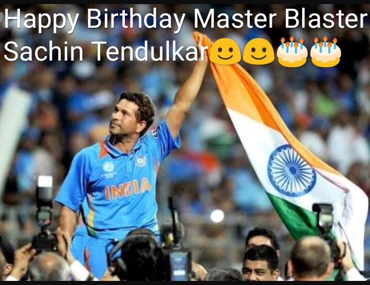 Happy birthday Sachin Tendulkar 