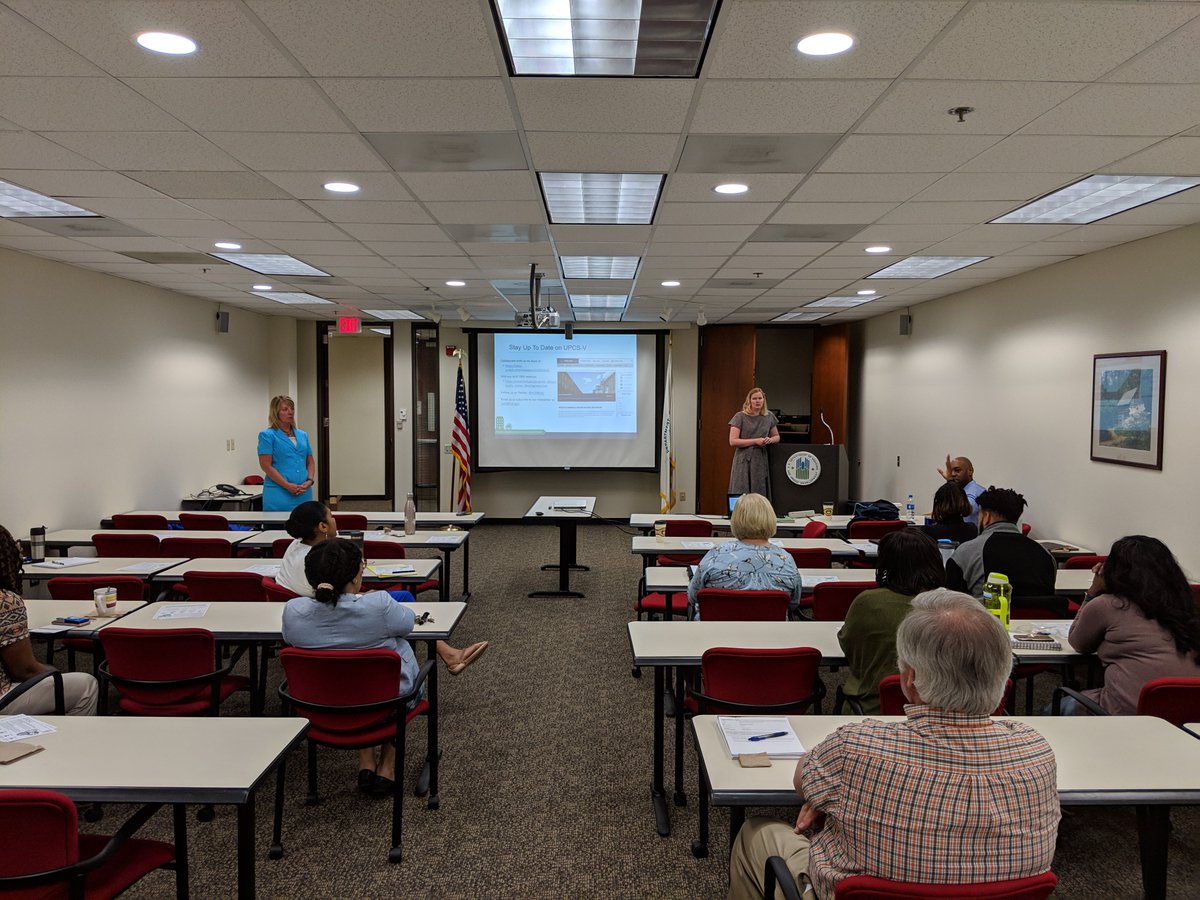 HUDREAC's tweet photo. Thanks HUD Greensboro Field Office for inviting us to provide #UPCSV presentations to HUD staff and at the Making Homes Safer Conference! https://t.co/wKiMkfb7Y4