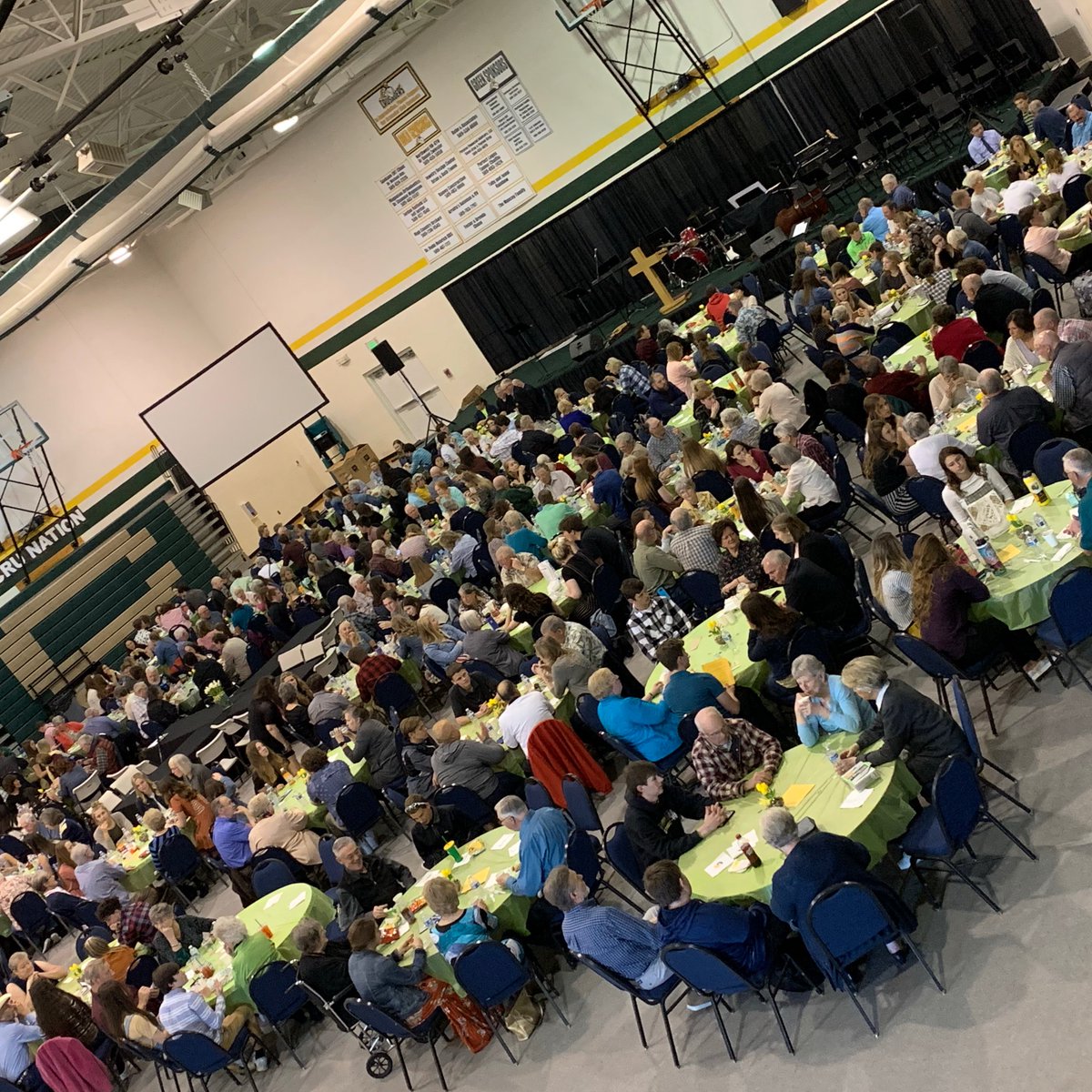 Thank you to all our High School grandparents who were able to join us for our event today! We are grateful for your support! #GoCrusaders