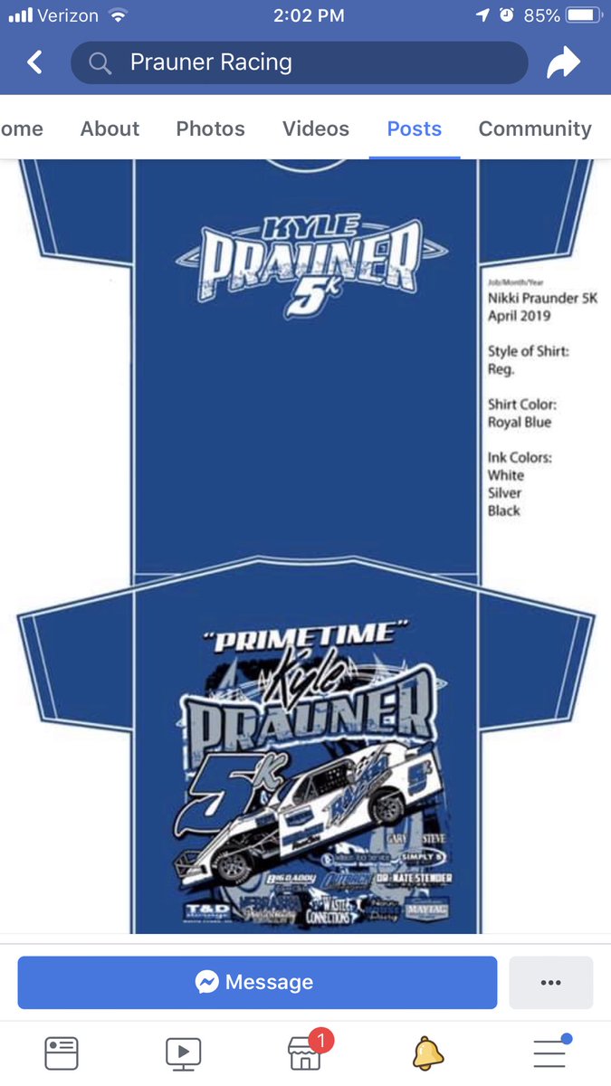 PraunerRacing's tweet photo. Head over to our Facebook page and get your shirts ordered! https://t.co/u7FUVToStz