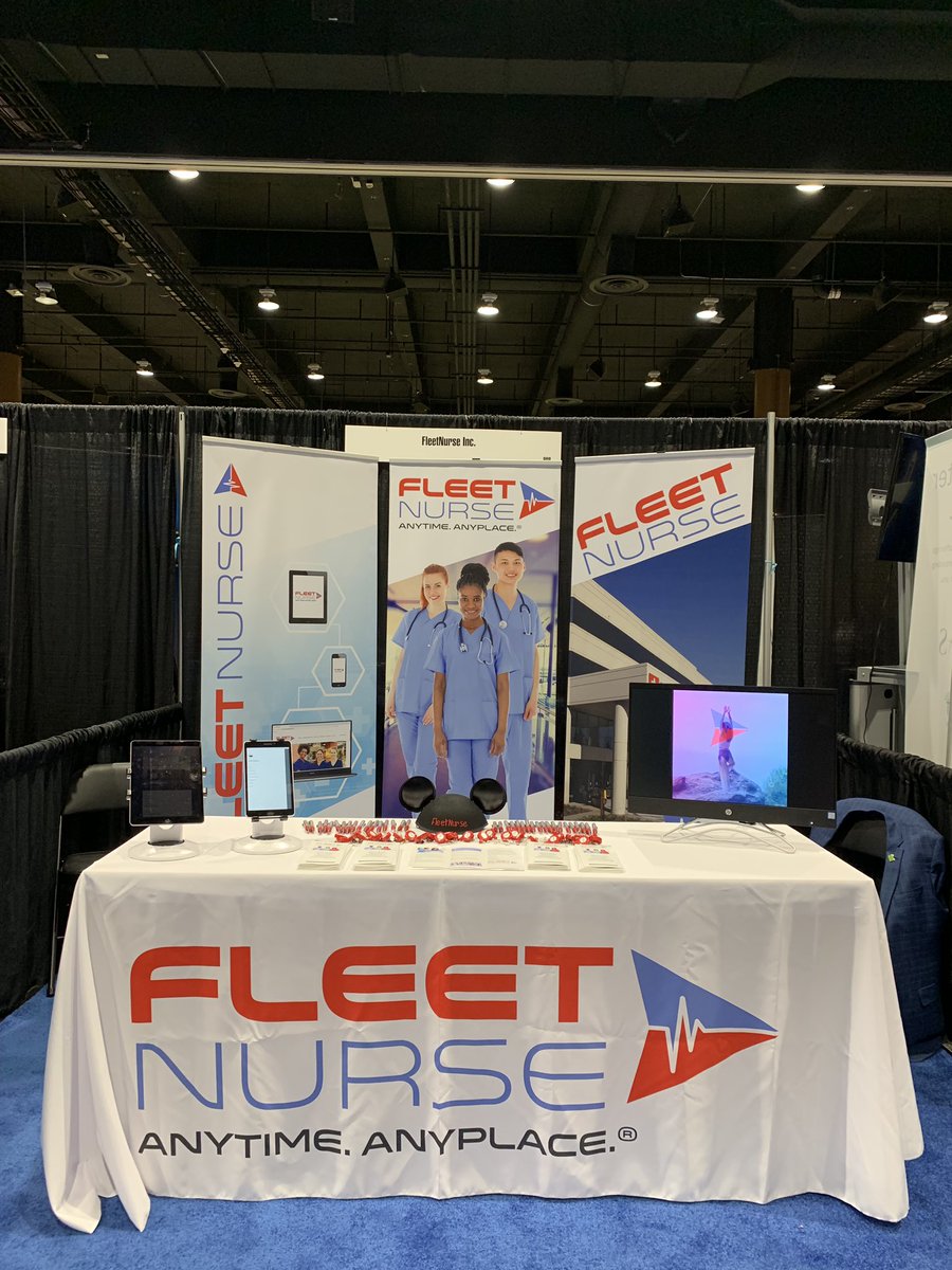 FleetNurse's tweet photo. @fleetnurse is here at the @ananursingworld Quality Conference! We are at Booth 909. Come stop by! #nurse #nurses #anaconference #staffingcoordinator #nursepractitioner #nursecoordinator #healthcare #innovation https://t.co/S6dk5gSHF7