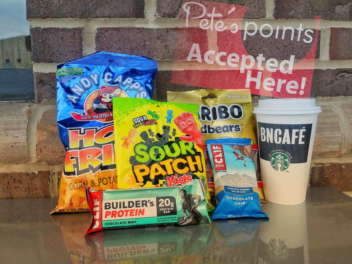 YSUBookstore's tweet image. Pete&apos;s Points accepted here! If you have Pete&apos;s Points we have snacks for you.  Let us know what you want for finals week and we&apos;ll order for you! 🐧🍫🍬 #petespoints #finalsfuel #studytime #isitsummeryet