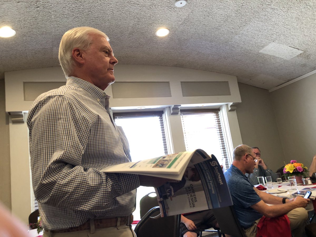 jskretta's tweet image. “What are we about? Benefits for students for life beyond high school.” 

The #SENCAP career academy program has thrived under Randy Nelson’s leadership. Thanks for all you do, Randy and @SCCNeb.