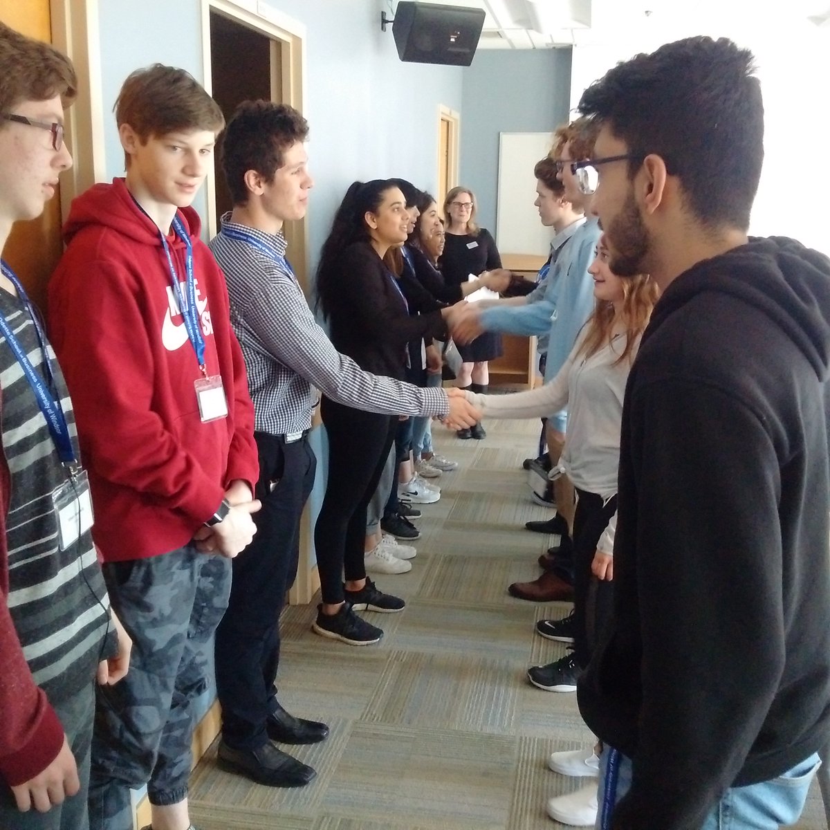quagliaspace's tweet photo. Another great @gecdsbss #SHSM Business Event! Thanks to @UWindsor's Odette School of #Business for hosting an innovative day of learning and certification training. @TVAbusiness continues to appreciate the mentorship provided to our students! #gecdsb https://t.co/xcmPetguEO