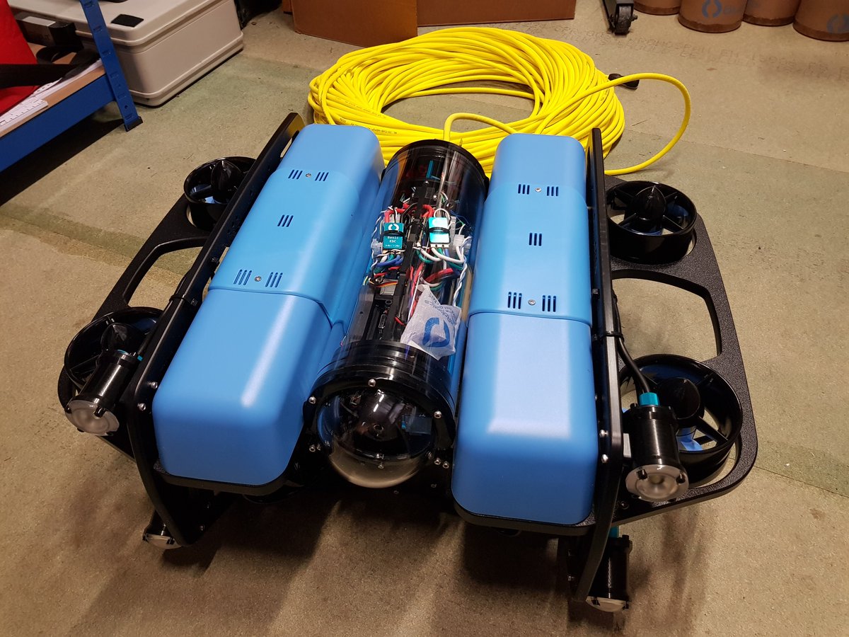 Carcinus_Ltd's tweet photo. Absolutely delighted with the delivery, customer service, environmentally sensitive packaging and quality of the #BlueROV2 and #BlueROVHeavy from @BlueRobotics. The build was easy and enjoyable and we are looking forward to putting it through its paces for #ecology #marinebiology https://t.co/KbpVCphSjQ