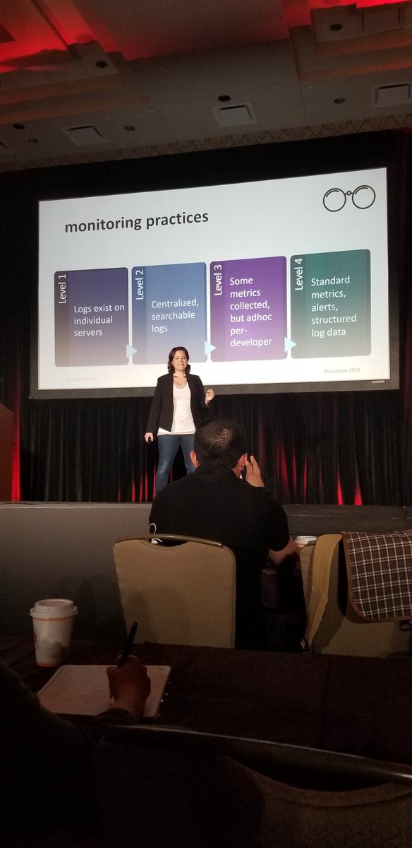 gregsypolt's tweet photo. don't be left in the dark, do you have a monitoring practice? @queenofcode #SauceCon https://t.co/8tgZfo0Z19