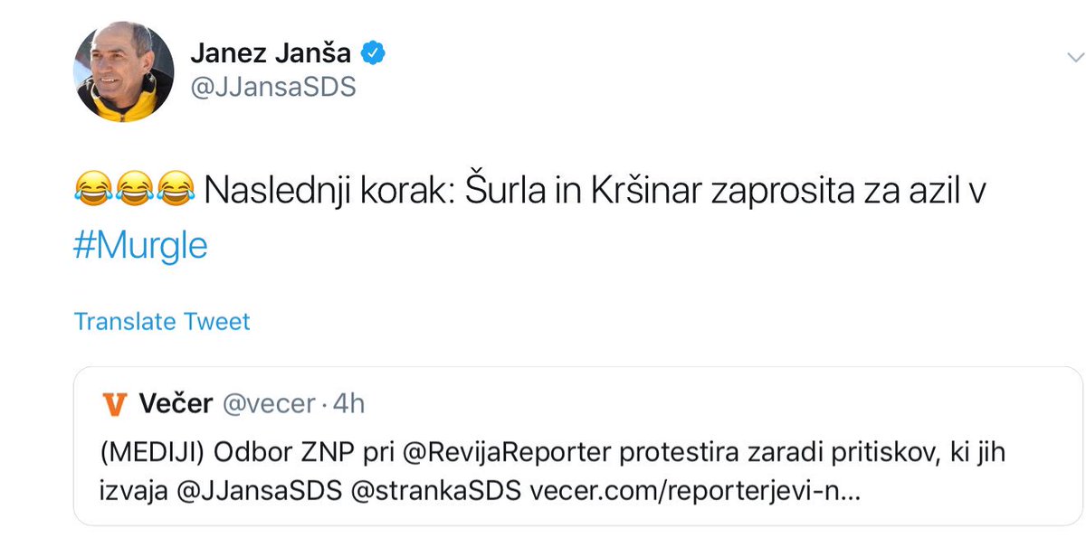 p_zoran's tweet photo. Kolegi iz Reporterja so z njim včasih pihali v isti rog. Danes se jim posmehuje na vse možne načine. Le nekaj tvitov na to temo v zadnjih 24urah. #divje https://t.co/Wfkz8ygtxj