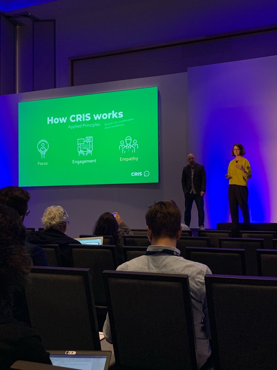russoldschool's tweet photo. CRIS Research CEO Laura Craig presenting at #iiex2019 in Austin. Laura and @carreiro_luis are available during the conference to chat about how using AI for qualitative interviews is faster, less expensive and now viable (using CRIS). https://t.co/JnnghLel0L  #researchtech https://t.co/ExElxD6DUI