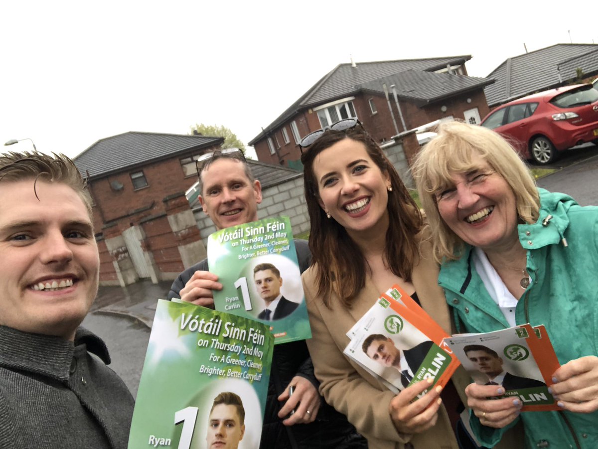 Knocked a few doors in #TheDemense #Carryduff tonight before the heavens opened☔️🌧
Residents lamenting long-term lack of services & leisure facilities.
With more councillors in #CastlereaghSouth than any other DEA, ratepayers in #Carryduff shouldn’t be feeling left behind.