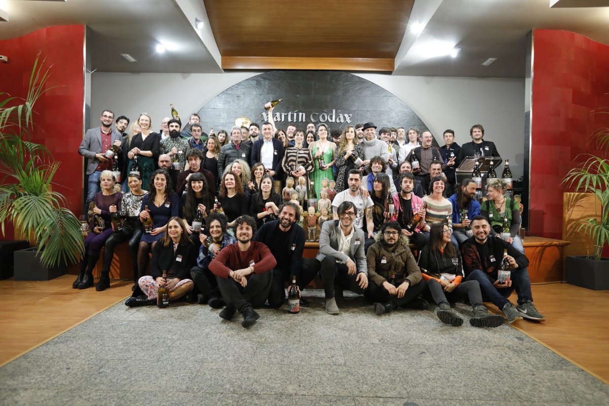 E a foto de familia con todos os proxectos finalistas dos #PremiosDaMúsica19! Parabéns!