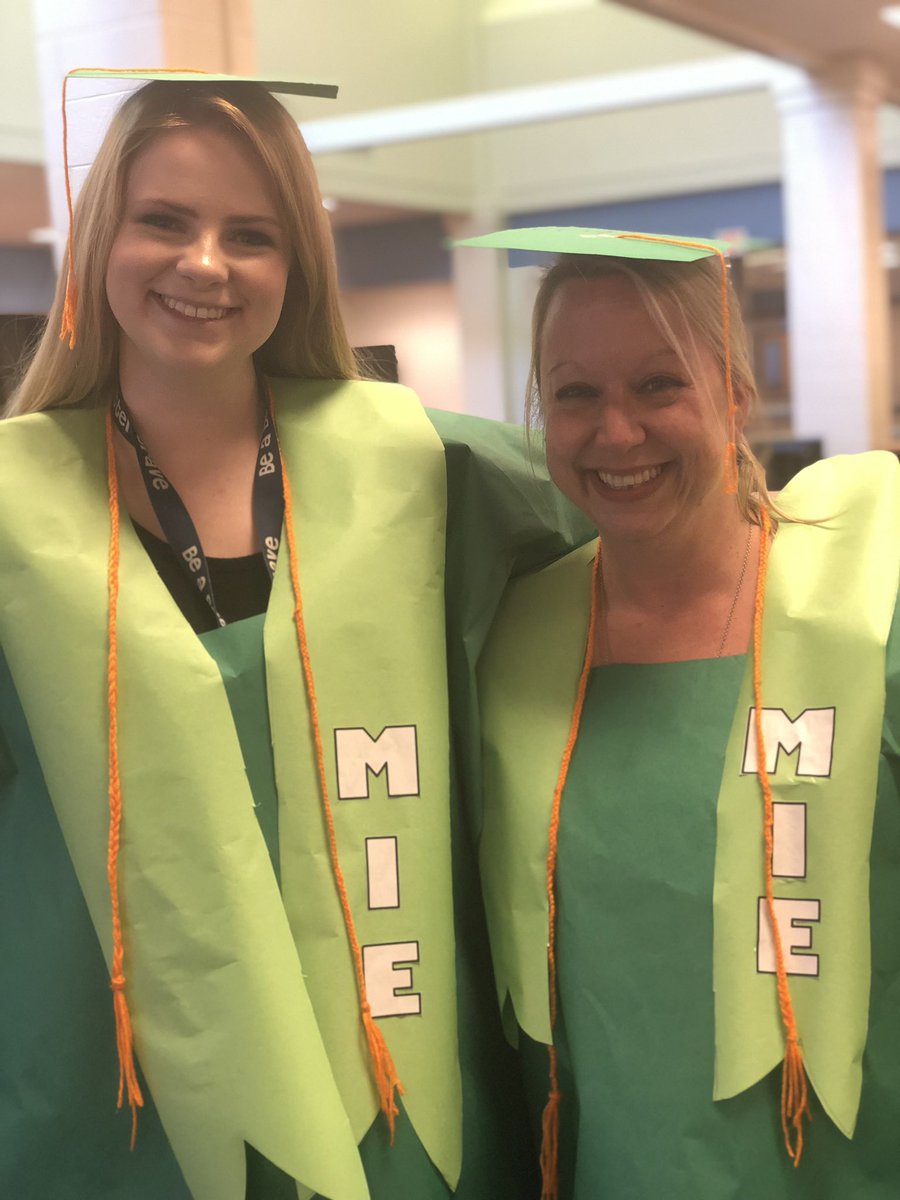 REDye2013's tweet photo. #MIE graduation for #Nickajackes and #Russelles was a blast today. Two of the graduates surprised me their cap and gowns! @CobbInTech #LoveToLeadHere https://t.co/v1v96Ceyls