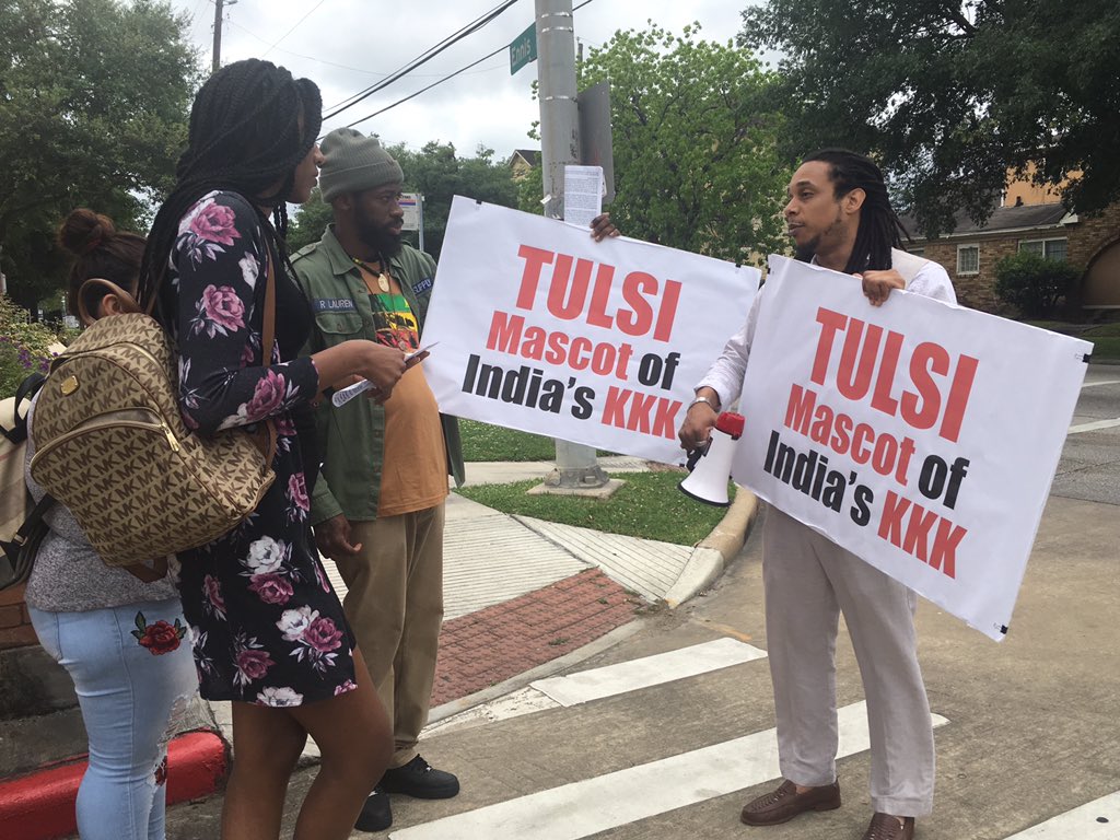FriedrichPieter's tweet photo. Informing ppl about the KKK of #India. #SheThePeople #SheThePeople2020 #Tulsi2020 #Tulsi2020 #FeelTheBern #BernieInTexas #Bernie2020 #KamalaHarris2020 #texas #rssiskkk #rssfunded #SandersTownHall #protest #educate #2020PresidentialElection @ashoswai @SaffronWatch @ExposeHindutva https://t.co/qIMyL0I8uw