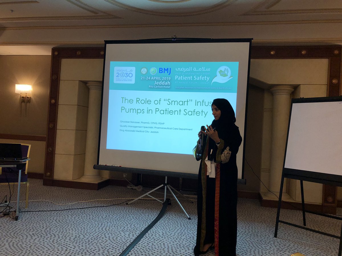 Aseeri_MA's tweet photo. ورشة عمل متميزة عن role of smart pump in patient safety قدمت في اليوم الرابع والأخير بمؤتمر سلامة المرضى التاسع الذي تنظمة الشؤون الصحية بوزارة الحرس الوطني بفندق الرتز كارلتون بمدينة جدة.  #PSF9JED #مؤتمر_سلامة_المرضى_التاسع https://t.co/0ZFiL0nKfo
