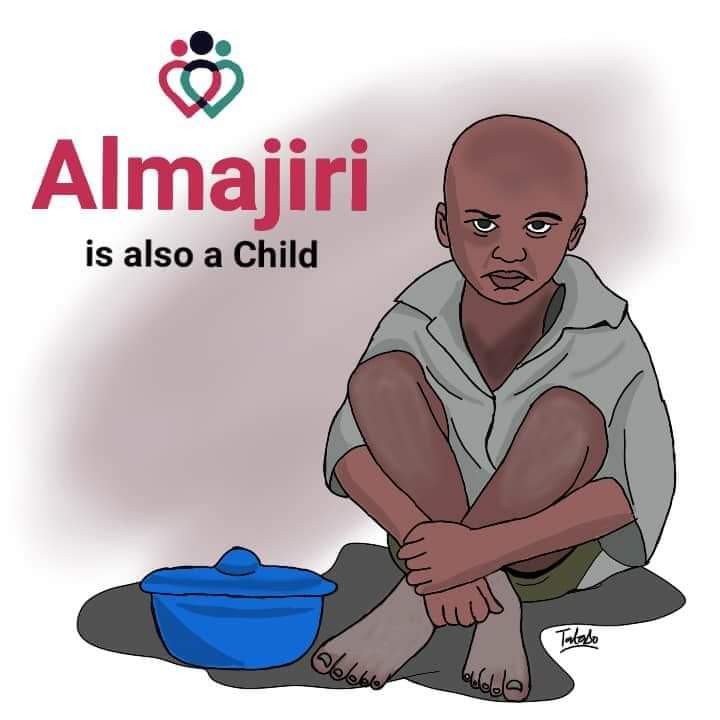 Almajiri is also a child👼👼let's stop almajiri in north and educate our children in both Islamic and western education without goin through almajiri phase🗣🗣🗣#wakeupnorth#nomorealmajiri#