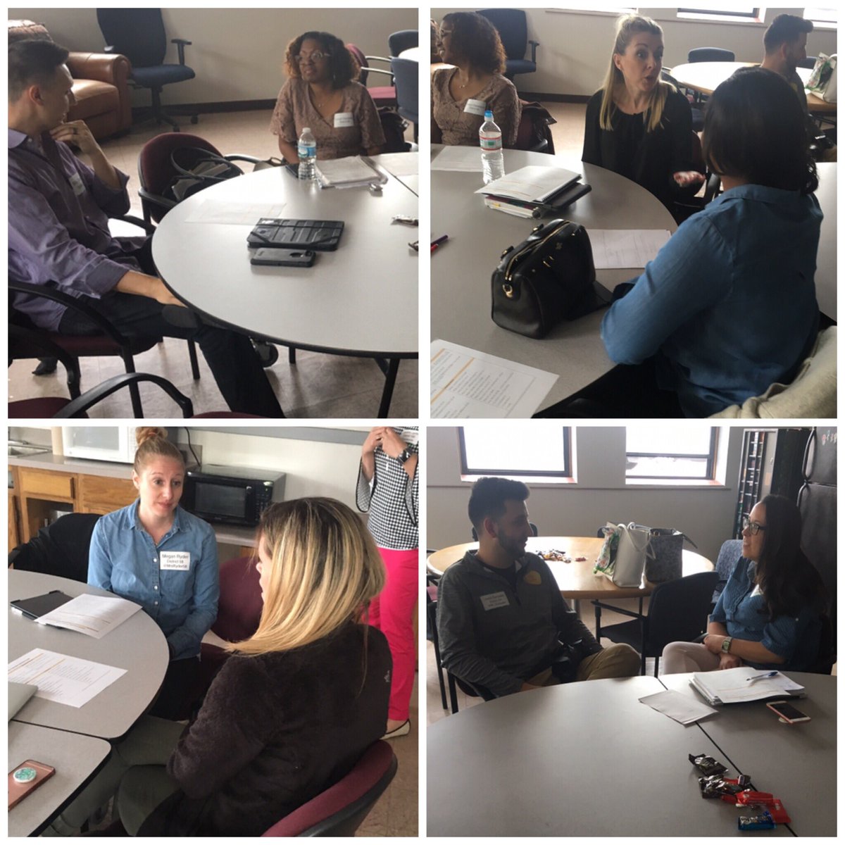 Litlovegal1's tweet photo. Thank you to those who joined @laydenchi and me in our Coaching Dilemmas session for #ICICweek2019 in @BerwynSouth100! Way to allow yourselves to be vulnerable! #roleplaying ❤️🙌🏻 #d100inspires https://t.co/gY5WVLR0wA