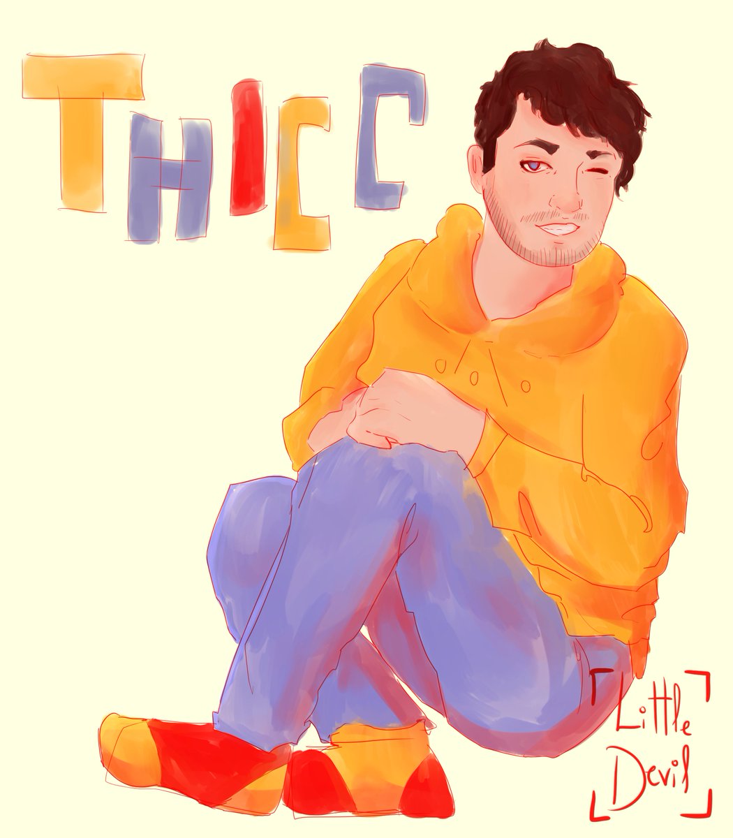 Little_dvl04's tweet photo. some appreciation fanart for the thicc @JamesMarriottYT https://t.co/J669L5xxJK