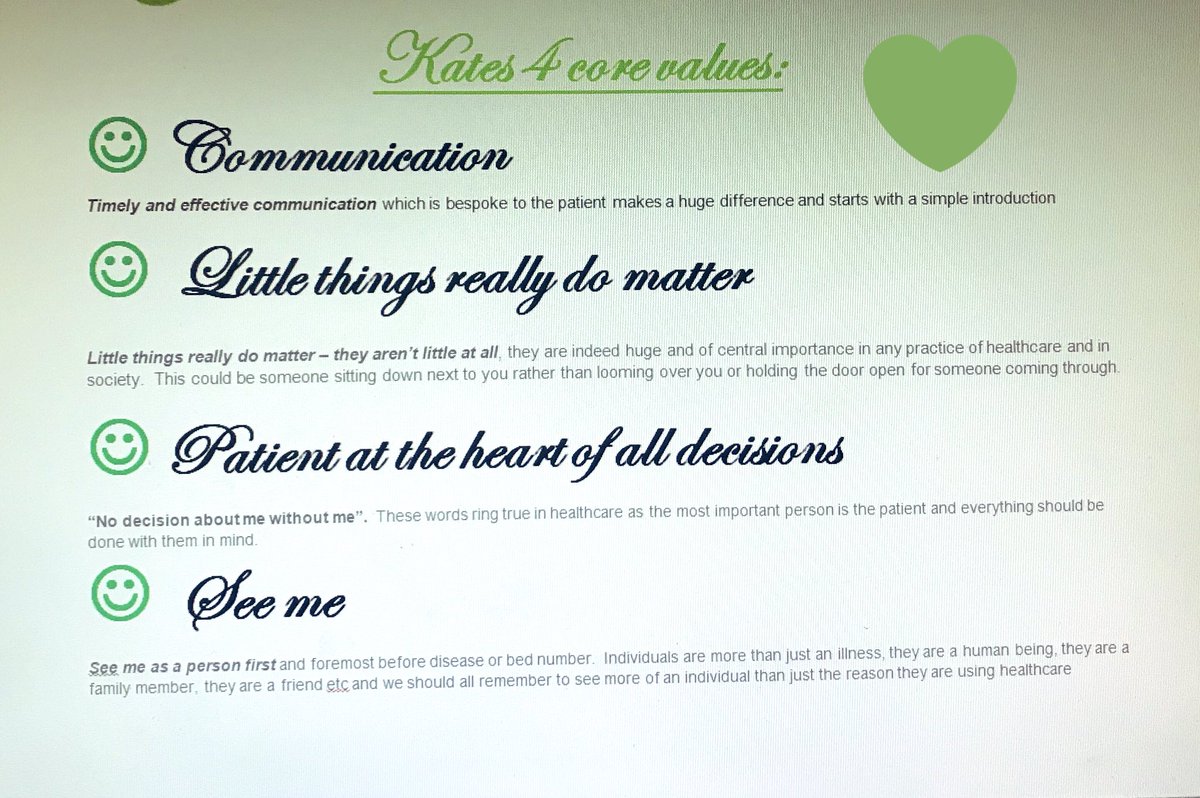 Princesschiappe's tweet photo. Thank you 2 @PointonChris 4 giving the most inspirational talk to staff 2day @BlackpoolHosp about the #hellomynameis campaign #littlethings #compassion #personcentred #4corevalues 💚 #Blackpool 🗼TY to @BplPatient_Exp 4 our fab 💛 badges at @CliftonHospital ✨ https://t.co/s1v66Cb5pY