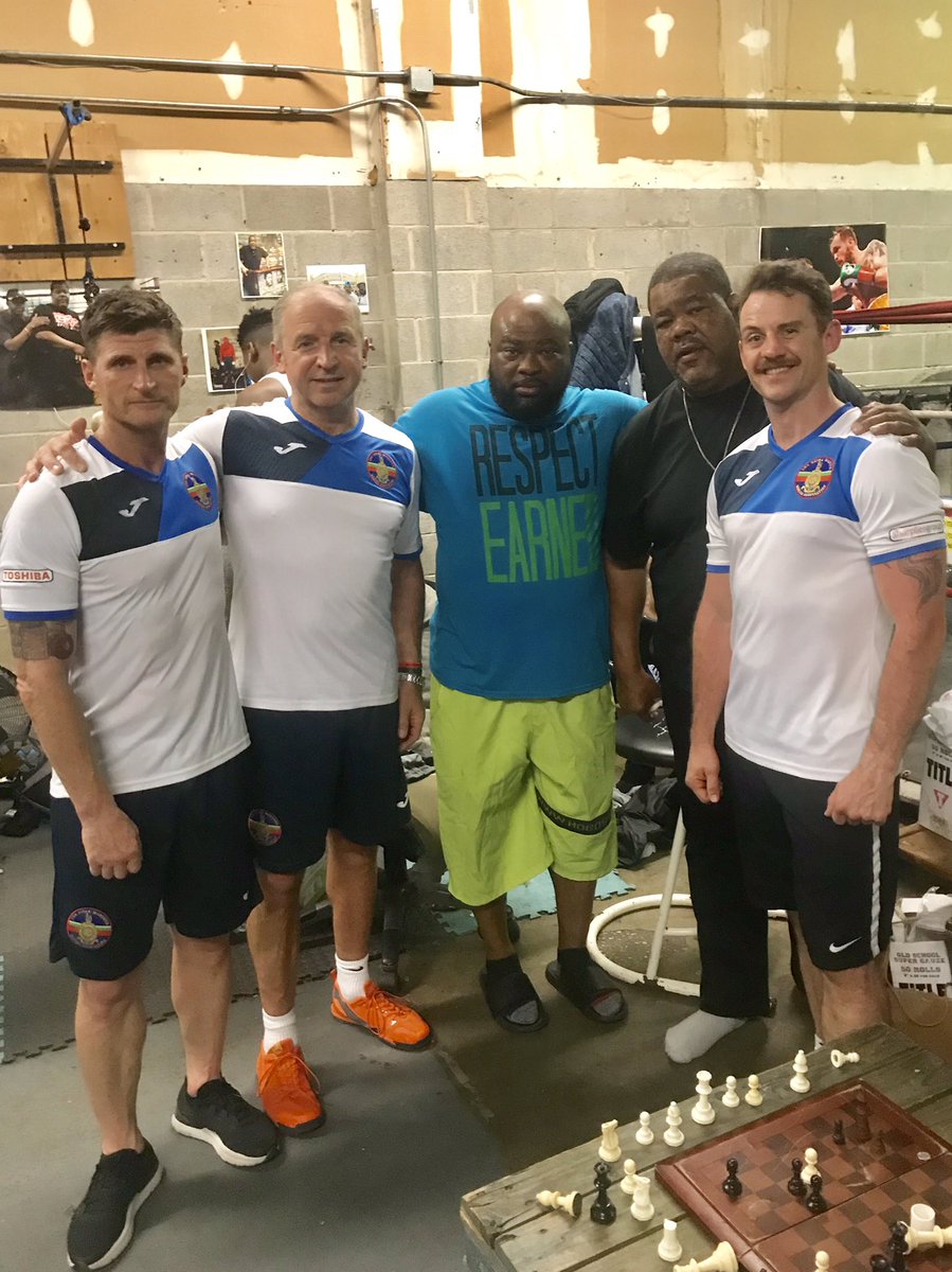 DrinkRM's tweet photo. Sad to say farewell to @teamgaryrussell gym. Fantastic people and great experience. Good luck @mrgaryrusselljr the @The_RMBA will be cheering you on! See you soon Champ! @theRMcharity @RoyalMarines @Scotty_Mills07 #andstill #champ #VGII @ColMikeTanner @AnthonyOgogo https://t.co/pxuxNuFUM7