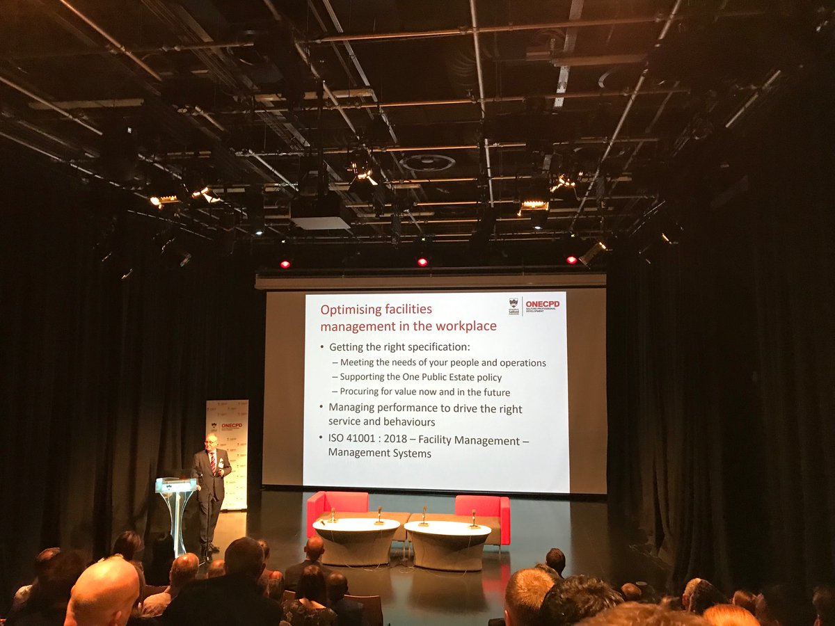 cgcpfc's tweet photo. Andrew Porter Spingate Consulting ⁦@SalfordUni_SPD⁩ #GovEstatesConf #ONECPD advising as to workplace needs, One Public Estate Policy, procuring for value &amp; ISO 41001 for FM ⁦@BIM4FMHub⁩ ⁦@Bim4Estates⁩ ⁦@theCIOB⁩ ⁦@CIOBNorthern⁩ ⁦ https://t.co/MBtCX4b8C5