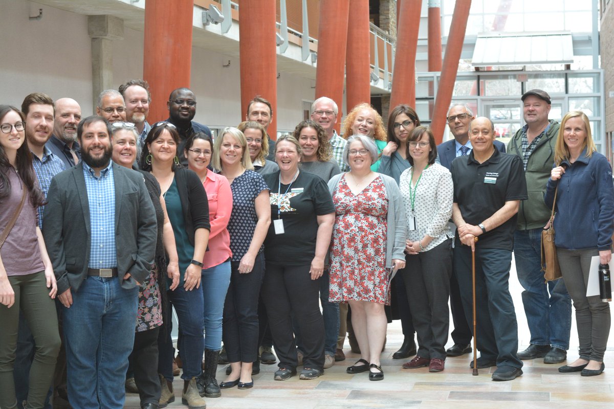 FlemingLDS's tweet photo. Congratulations to our 27 New Faculty Experience participants who completed the program and received their certificates at our celebratory lunch today! #NFE2018 #FlemingLDS @FlemingCollege https://t.co/wsFbAAatSo