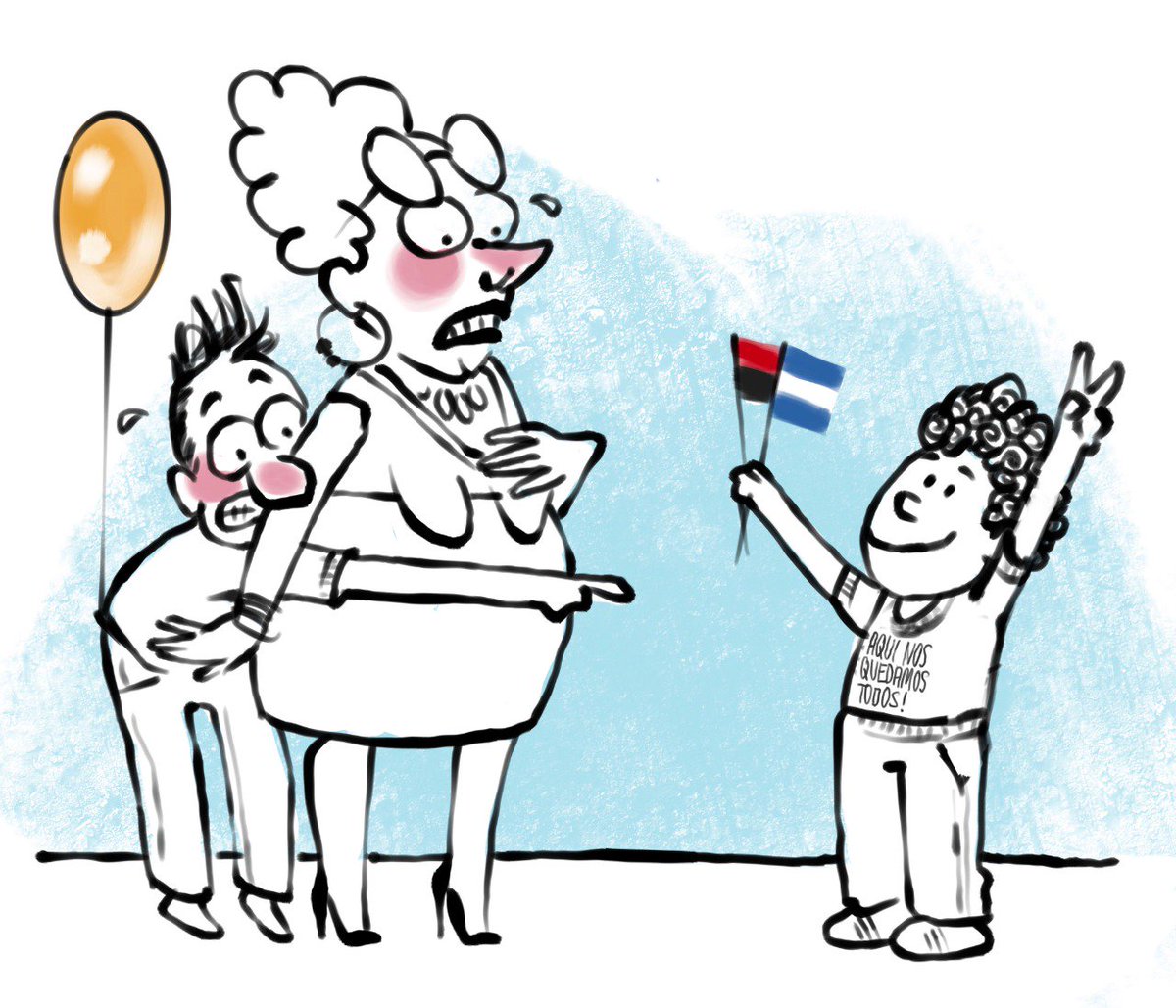 La valentía de un grupo de niños puso a temblar a un montón de vergonazos sin criterio... el golpismo tiembla cuando ve la Rojinegra 
#VivaLaPaz 
#Nicaragua40Revolucion 
#NoPudieronNiPodran