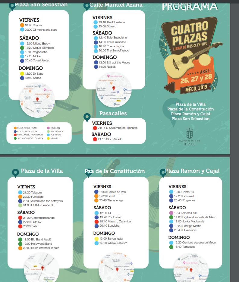 Tienes planning para el Viernes en #FestivalCuatroPlazas?Tarde con #ViolanteBlues,  #Coyote, #SouLift, #Gizzard, y #TheApeAge
O empezar con #CallaQNoVeo, #Bluestone, #DonSkull @OfMothsandStars y  #51Grados. +<a href="/Taiacore/">Taiacore</a> <a href="/Funkolate/">Funkolate</a> <a href="/AuroraBetrayers/">Aurora&TheBetrayers</a> +info en festivalcuatroplazas.es