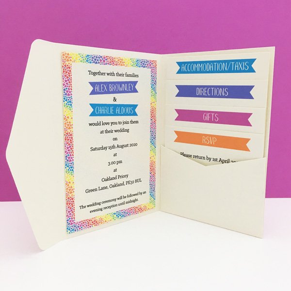 suzyleafpress's tweet photo. Pocketfold wedding invitations are new to The Leaf Press!  Further details here: https://t.co/SebQ4kVONs  #pocketfold #wedding #invitations #weddinghour https://t.co/E3eKJo4Dyh