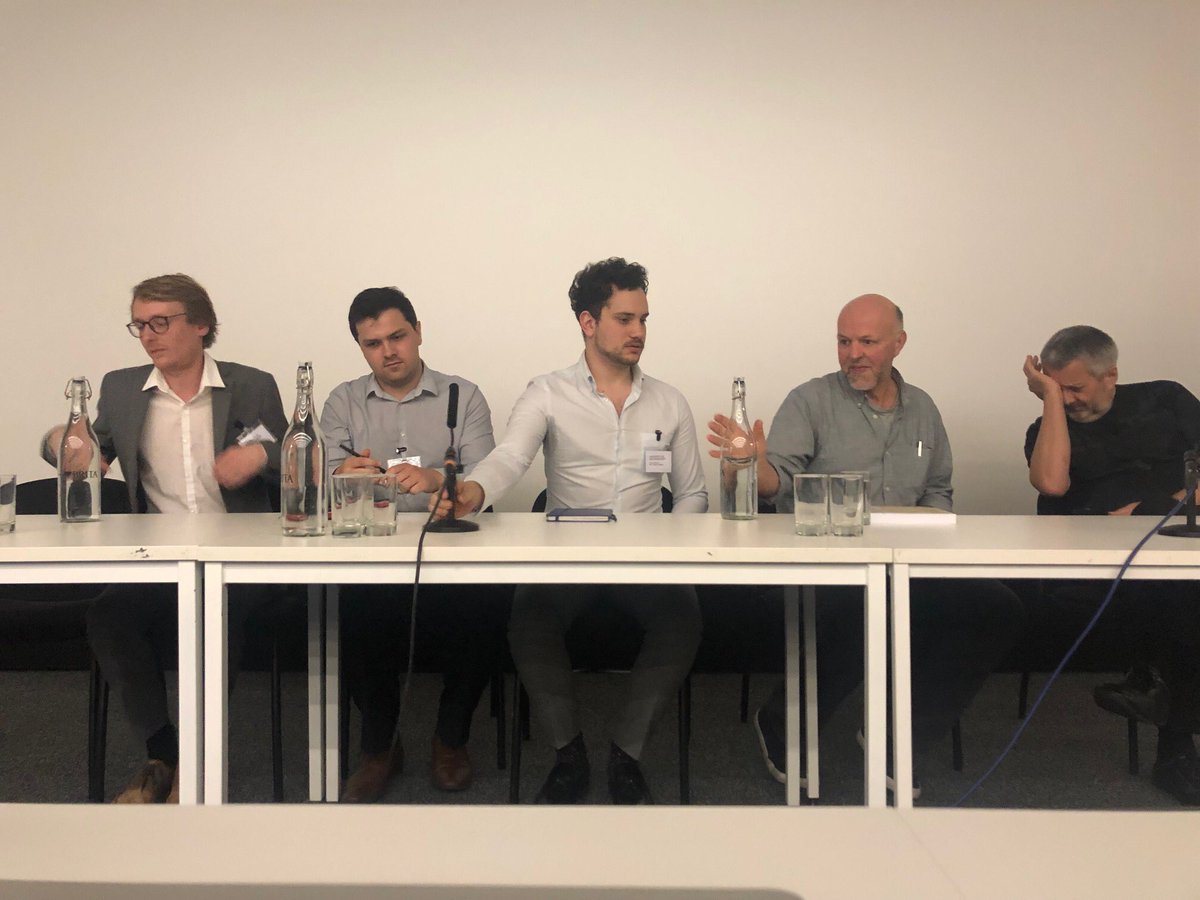 AAE_2019's tweet photo. Today we kicked off #AAE2019 with our SCHOSA debate: “Architectural Education and Professionalism: we’re all liable now!” Featuring @riba President-elect @AlanJones2008, Architect Simon Foxell and the team from @about_designuk https://t.co/AfaaZfuNEG