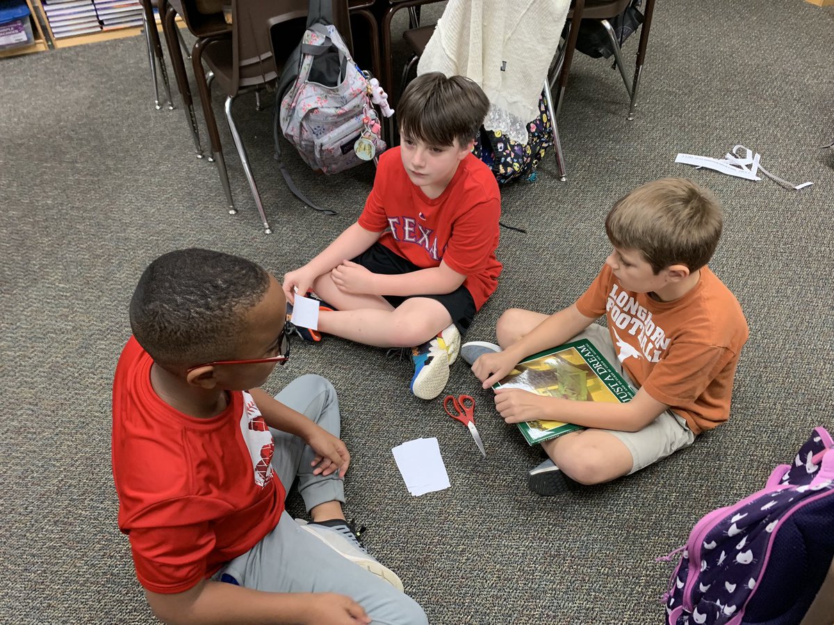 Discussing the story and how we can take care of our planet after reading “Just a Dream”. <a href="/HumbleISD_HHE/">Hidden Hollow Elementary</a> #hheroadrunners #GlobalCitizen #communicator