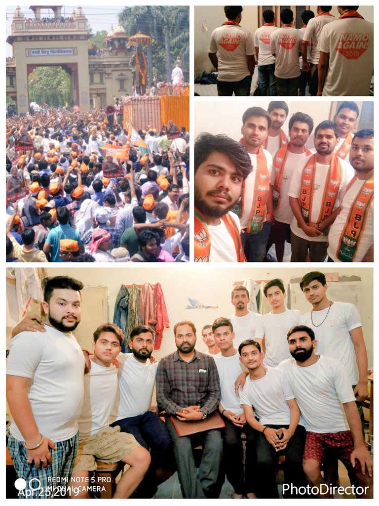 akhileshSINGH_3's tweet photo. #महामना का #ज्ञानदान और #काशी का #स्वाभिमान @narendramodi पुनः इतिहास दोहराने आ रहा है, और हम सब इस पल के साक्षी बनेंगे। हम आने वाली पीढ़ियों को गर्व से कहेंगे कि हम #BHU के छात्रों ने एक चाय बेचने वाले को देश की #चौकीदारी सौपी थी। 
#ModiAgain #KashiKaModi #MainBhiChawkidar https://t.co/EoxN5mqIQd