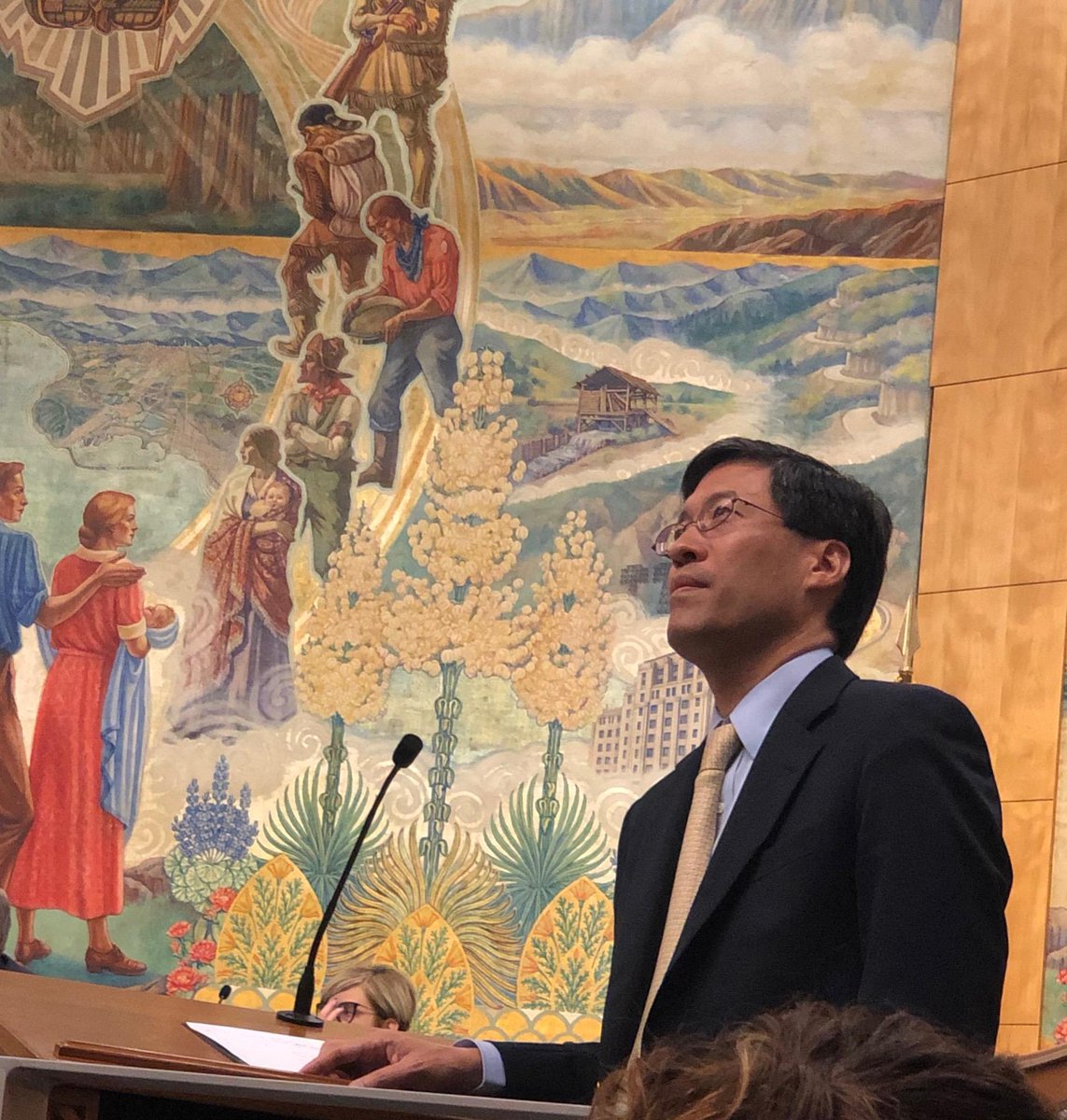 VaccinateCal's tweet photo. @DrPanMD is our #HERO. He stands for #childrenshealth. He respectfully listens to all during #SenateHealthCommittee on #SB276. This man will ensure our #kids don't get #preventablediseases! Thank you Senator Pan. #FakeMEsHurtKids #VaccinesWork https://t.co/GmGZ63tF5N