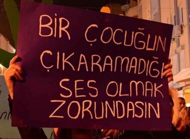 CryptoWolfManTR's tweet photo. "Bir çocuğun çıkaramadığı ses olmak zorundasın!" #CocukSusarSenSUSMA https://t.co/HjO32kak0W