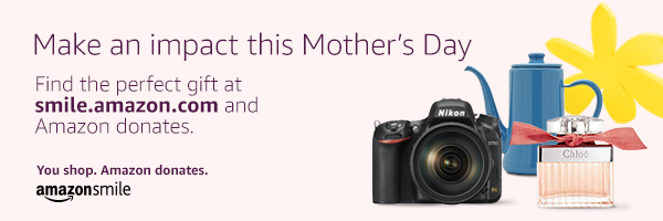 Mother's Day is coming up on Sunday, May 12. When you shop Mother's Day gifts at smile.amazon.com/ch/81-1453214, Amazon Smile will donate a portion of every purchase to the Chase Cain Memorial Foundation Inc.