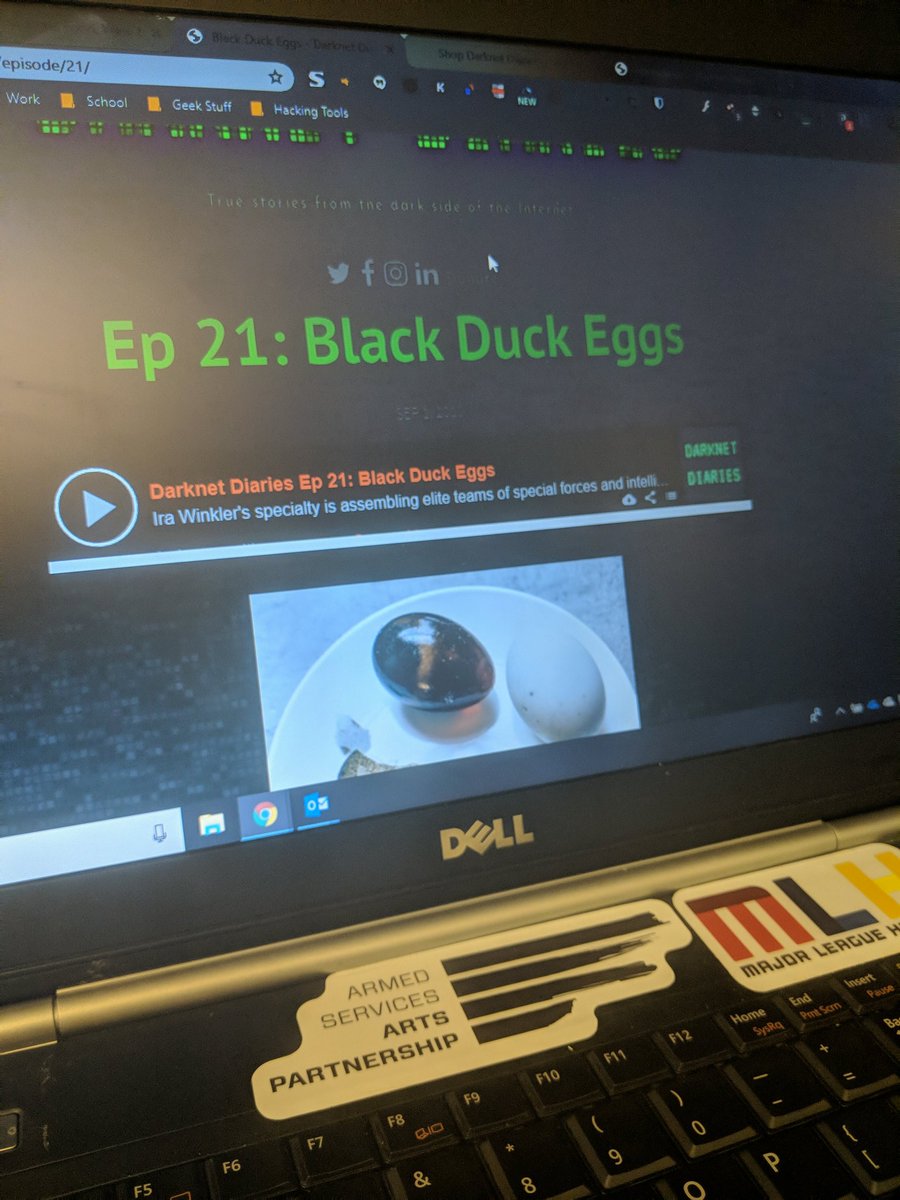 Sh00k3ms's tweet image. Completed addicted to @DarknetDiaries with @JackRhysider
Such a great podcast
#infosec #pwning #Womenintech