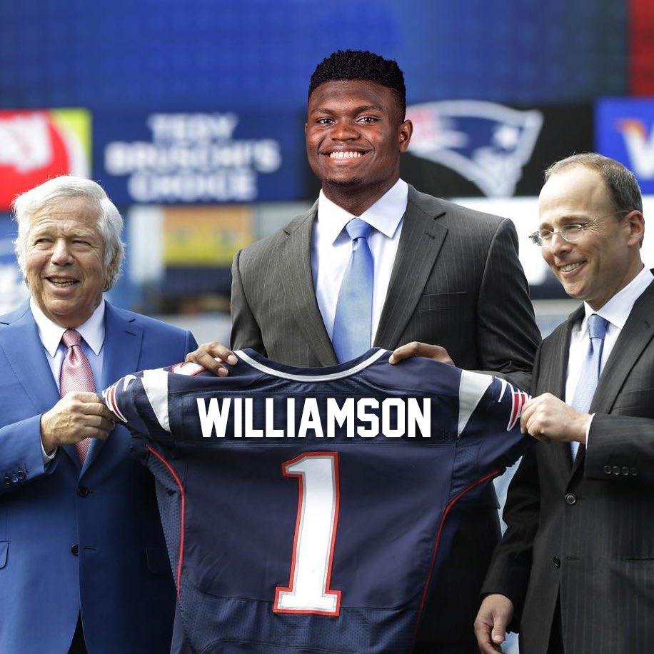 Hey <a href="/ZionW32/">Zion Williamson</a> we’ve got an opening at TE for ya bud. Just sayin.