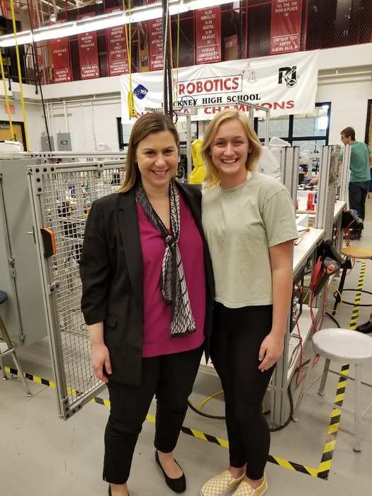 Thank you to Congresswoman, Elissa Slotkin, for coming out to PCHS today to see firsthand what our amazing students are doing in the area of cyber security and CTE. #leadersoftoday #leadersoftomorrow
