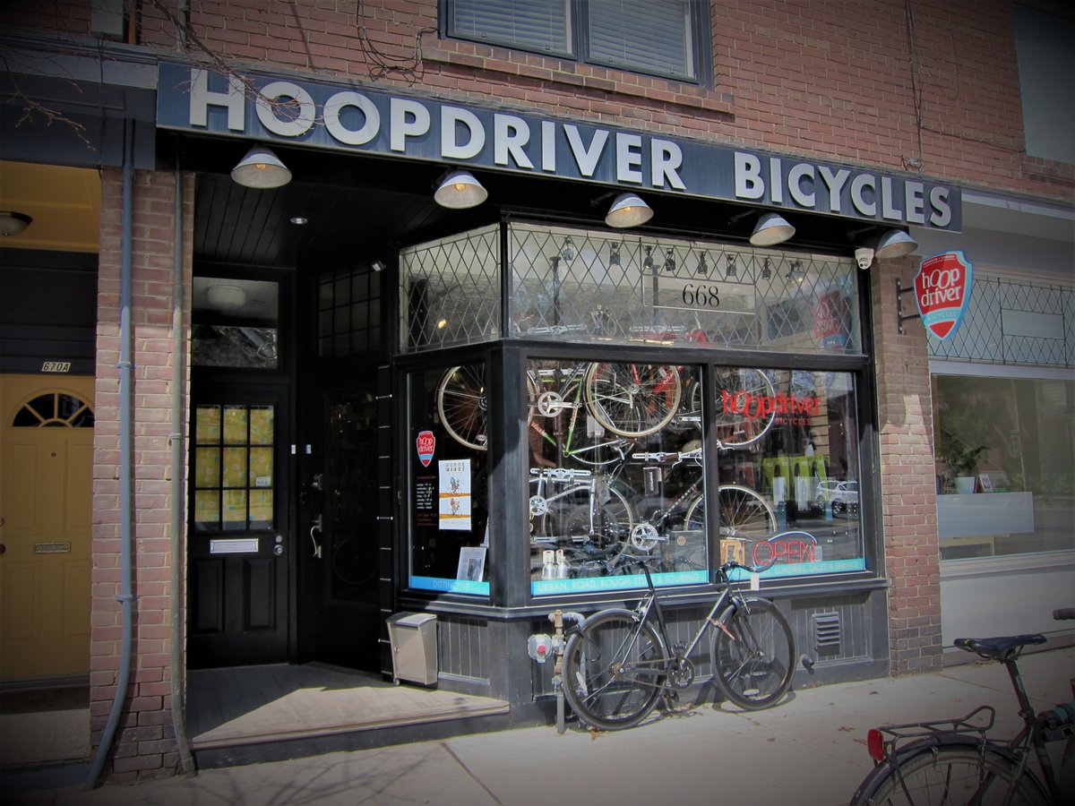 Thurs, Apr 25th is
Hoopdriver Bicycle's 10th Anniversary!
We sincerely thank all our customers, staff, suppliers, friends &amp; family who've supported us over the past 10 yrs.
New T-shirts coming just in time for the 1st time!
Drop by for treats Thurs through Sat, Apr 27th!  #bikeTO