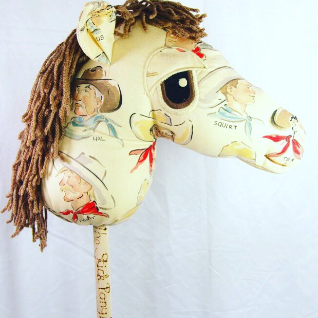 Houkreatives's tweet photo. Old Western Cowboy stick pony @andikjohnson #stickpony #hobbyhorse #toy #handmade #oneofakind #gypsyspoonful #handmadetoy #cowboy #stickponyrodeo #onlineshopping #uniquegifts #countrymusic #gsshopowner #HandmadeHour #Sooners #uniquegifts https://t.co/LDQKykvPcs https://t.co/phCzUibZ7d