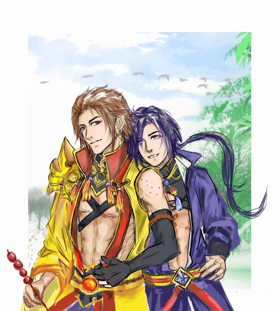 Nghĩ đây là xong rồi ???
không chắc chắn lắm TTATT 
test thử BG quẩy trong ... 15p :) thật đó không đùa đâu :'( 
#fanart #commissions #couples #gamecard