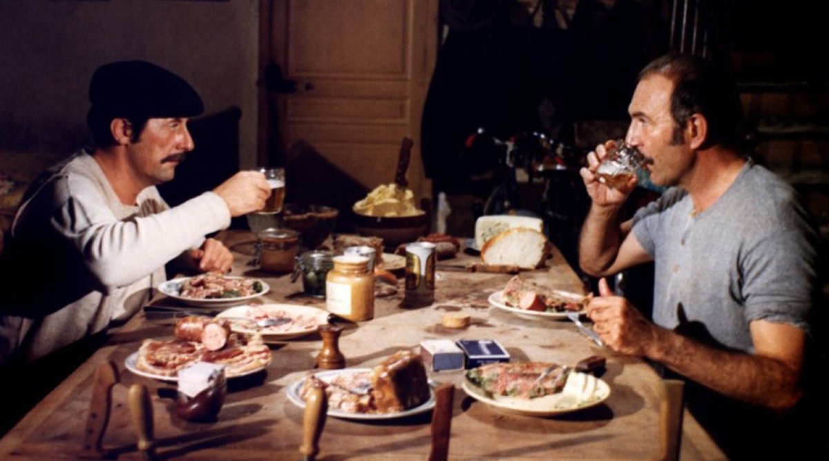 sauvionmarie's tweet photo. J’apprends que #JeanPierreMarielle vient de rejoindre Jean Rochefort pour boire une Tüborg au paradis des grands acteurs à voix chaude. Je suis si triste que je pourrais reprendre du pâté #Calmos https://t.co/4PGaKTUtqx