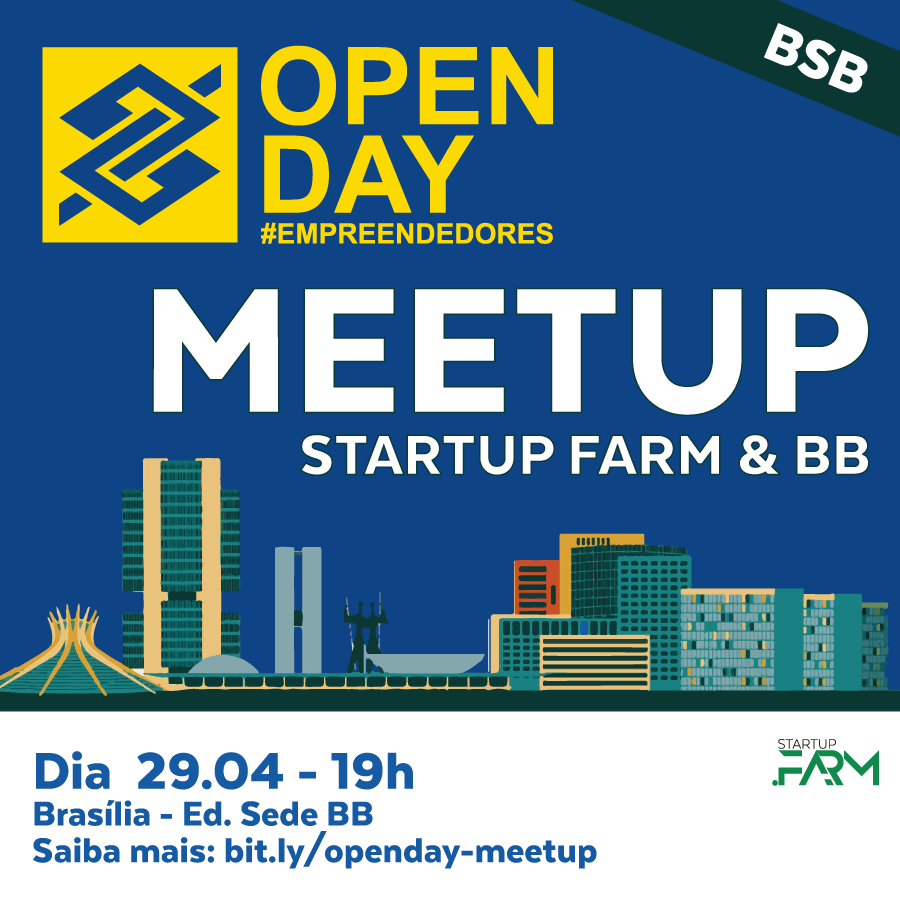 Happy hour? Gostamos! BRASÍLIA, já estamos com as malas prontas: na próxima segunda, 29/04, teremos um meetup para os empreendedores da cidade. É hora de criar networking, desenvolver seus negócios e ampliar ainda mais suas possibilidades :)

Acesse: bit.ly/meetupbr