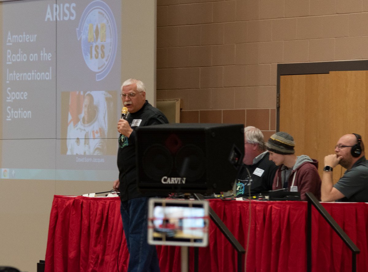 isd719's tweet photo. Hidden Oaks Middle School made contact with the International Space Station today.
Students asked astronaut David Saint-Jacques questions and he responded live from the Space Station!

#WeArePLSAS #IdeasMatter https://t.co/6J4JrqKV7b