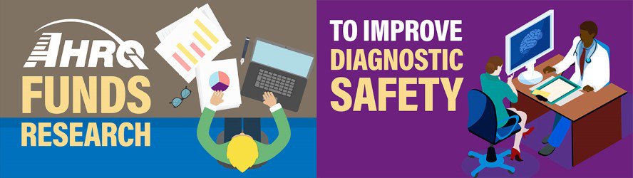 AHRQGov's tweet photo. #AHRQ is funding research on #diagnostic #errors. Research proposals to help us understand #dxerrors are due May 29. Help us #improvedx. For more details about this #Dxsafety research grant, visit
https://t.co/ci1Jxv33Le https://t.co/yBRroeka75
