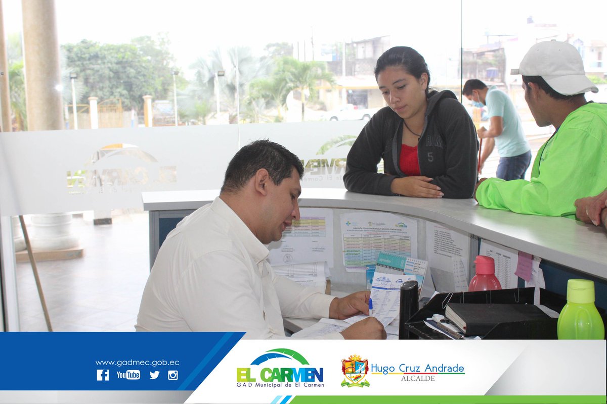 GADMElCarmen's tweet photo. En el Centro Médico Municipal se continúa entregando atención de calidad  a las personas que más lo necesitan, cada día se atienden a más de 120 pacientes que llegan desde todos los rincones del cantón El Carmen y de la región.

📲 https://t.co/aoRM8zh0Y6 https://t.co/ePHRdwQFH3